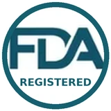 FDA-registered facility badge